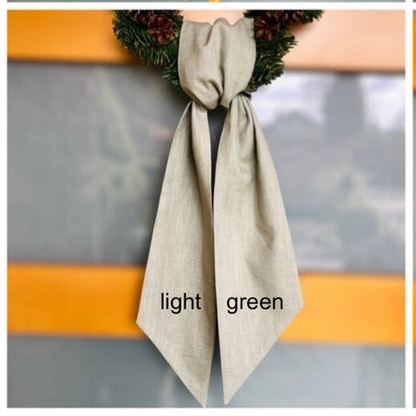 100% Linen Wreath Sash