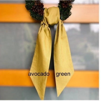 100% Linen Wreath Sash
