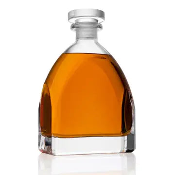 Clear Crystal Whiskey Decanter