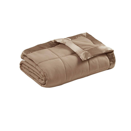 Down Alternative Blanket Brown Full/Queen