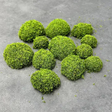 Artificial Moss Rocks / Pack of 12
