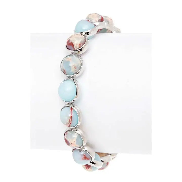Genuine Stone Stretch Bracelet