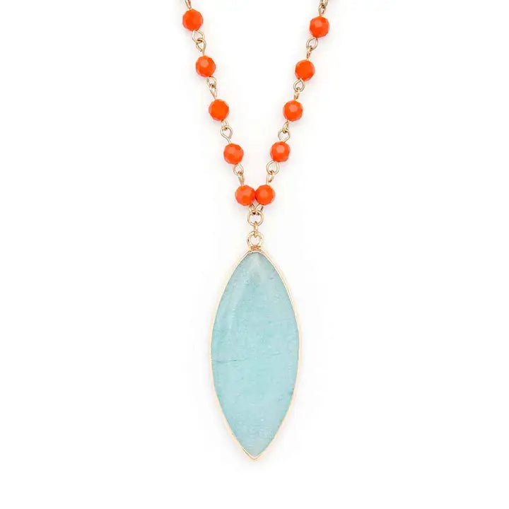 Precious Turquoise Stone Necklace