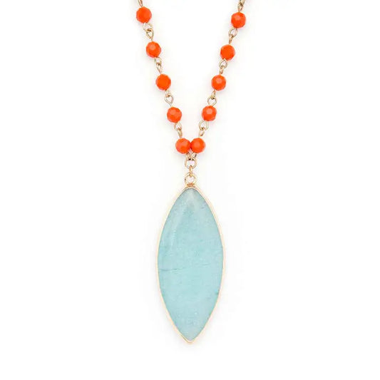 Precious Turquoise Stone Necklace