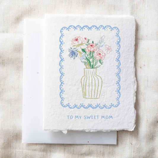 "To My Sweet Mom" Card