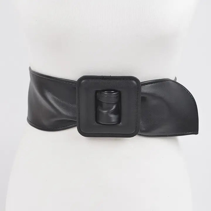 Faux Leather Belt