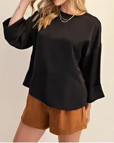 Wide Sleeve Top