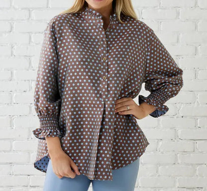 Kimberly Polkadot Top Coco