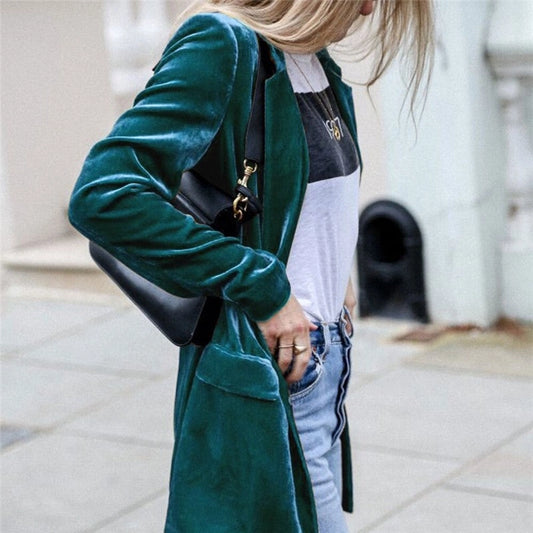 Blue Velvet Blazer