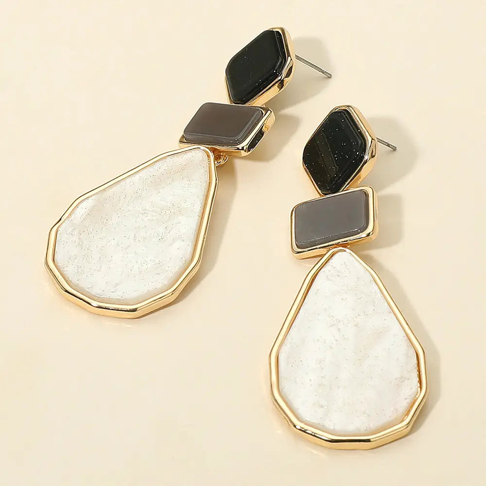 Resin Drop Earrings
