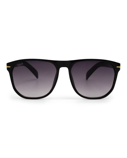 Jax - Women's Small/ Medium Square Sunglasses: Black