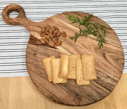 Round Acacia Charcuterie Board