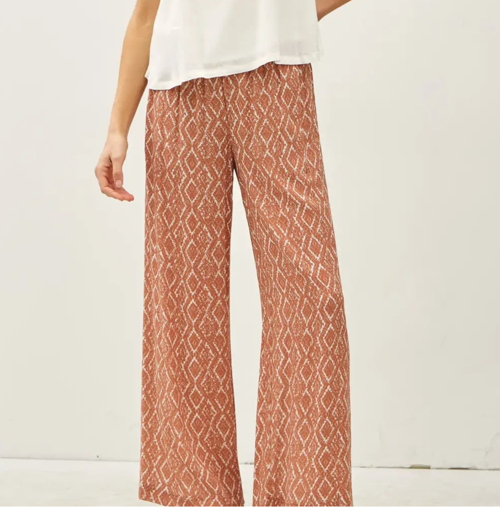 Apricot Wide Leg Pant