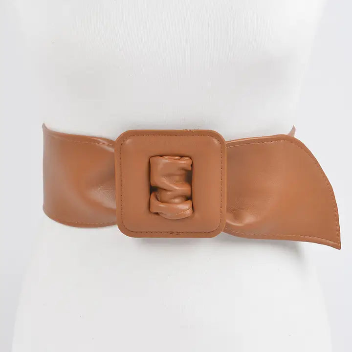 Faux Leather Belt