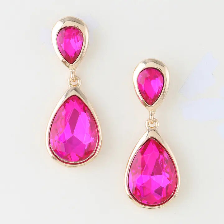 Double Teardrop Earrings