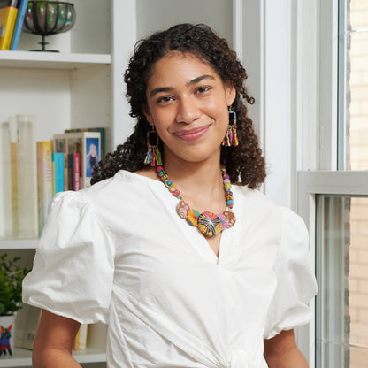 Kantha Threadburst Stacked Necklace