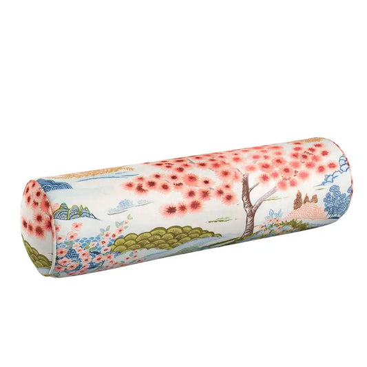 Cherry Blossom Landscape Bolster 9"x48"