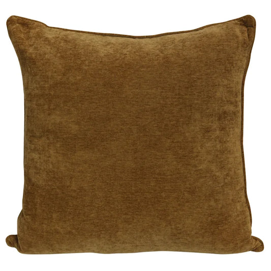 Chestnut Velvet Pillow 24"