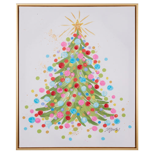 23.5" Confetti Tree Wall Art