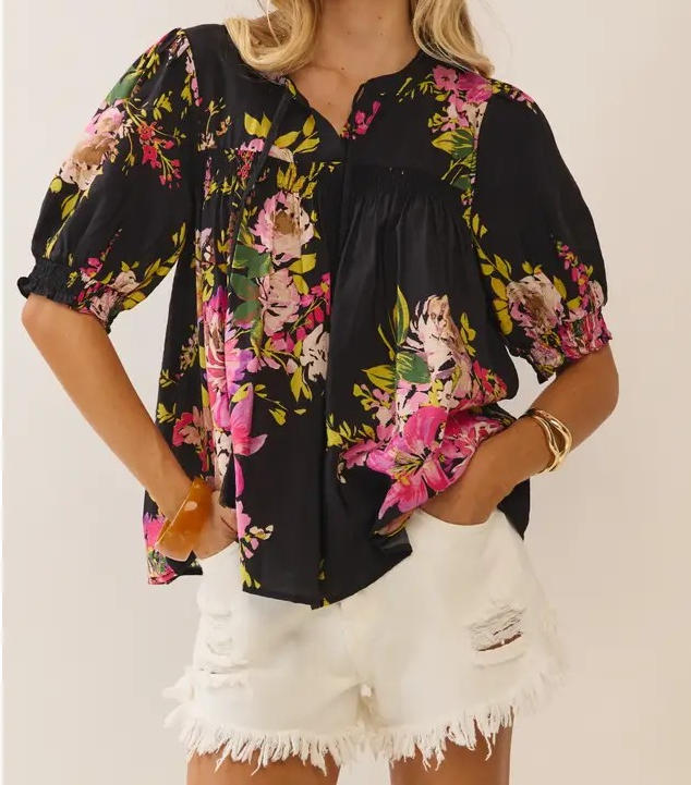 Floral Print Blouse