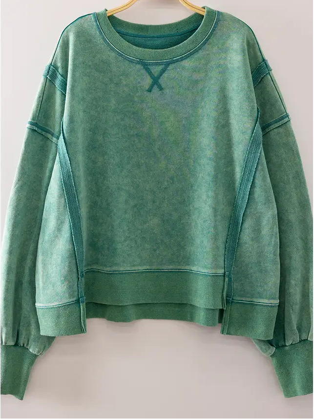 Seafoam Vintage Washed Sweatshirt