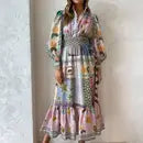 Pink Multi Maxi Dress