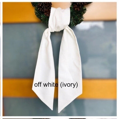 100% Linen Wreath Sash