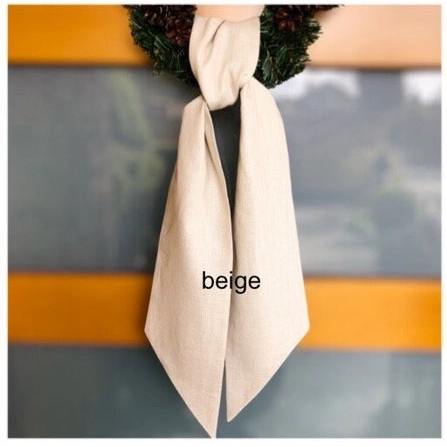 100% Linen Wreath Sash