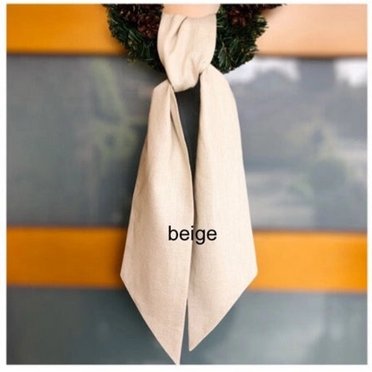 100% Linen Wreath Sash
