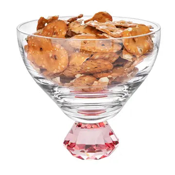 Bowl with Colored Diamond Base