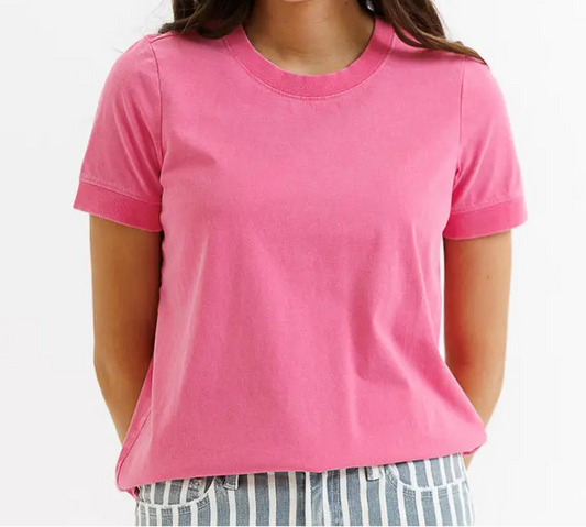 Pink Short Sleeve Top