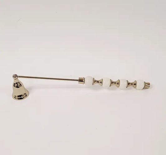 White & Gold Candle Snuffer