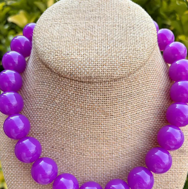 Bubble Beaded Necklace