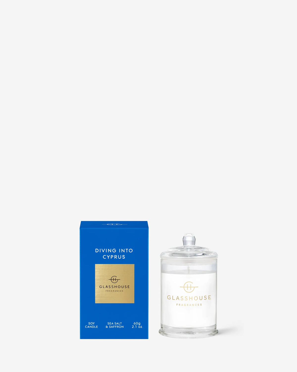 Glasshouse Diving into Cyprus 2.1oz Candle