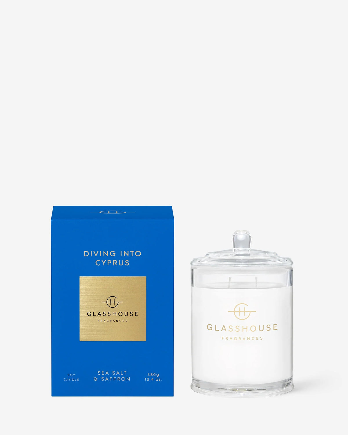 Glasshouse Diving into Cyprus 13.4oz Candle
