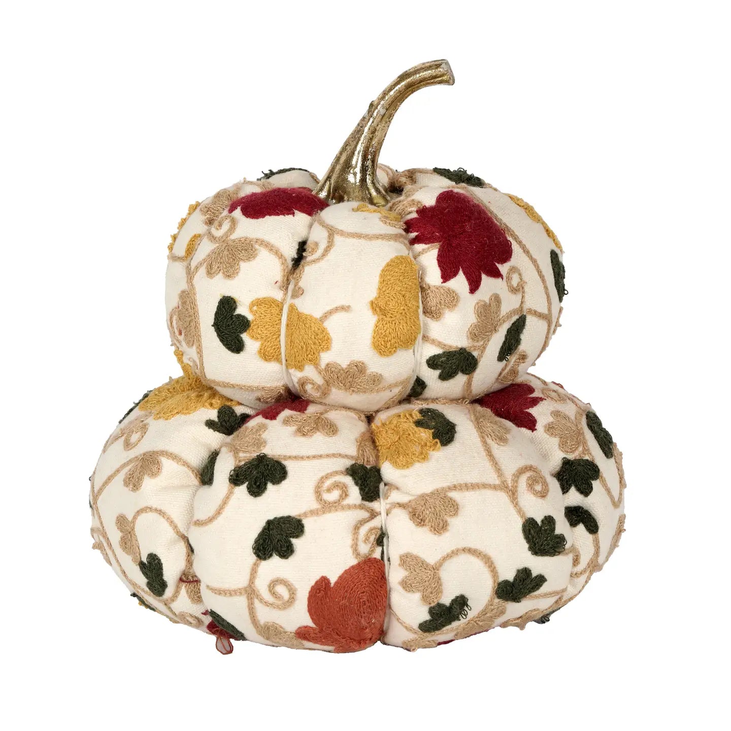Double Embroidered Pumpkin