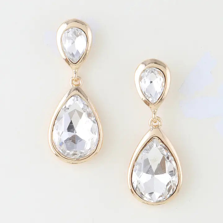 Double Teardrop Earrings