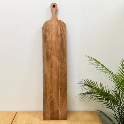 Long Acacia Wood Cutting Board