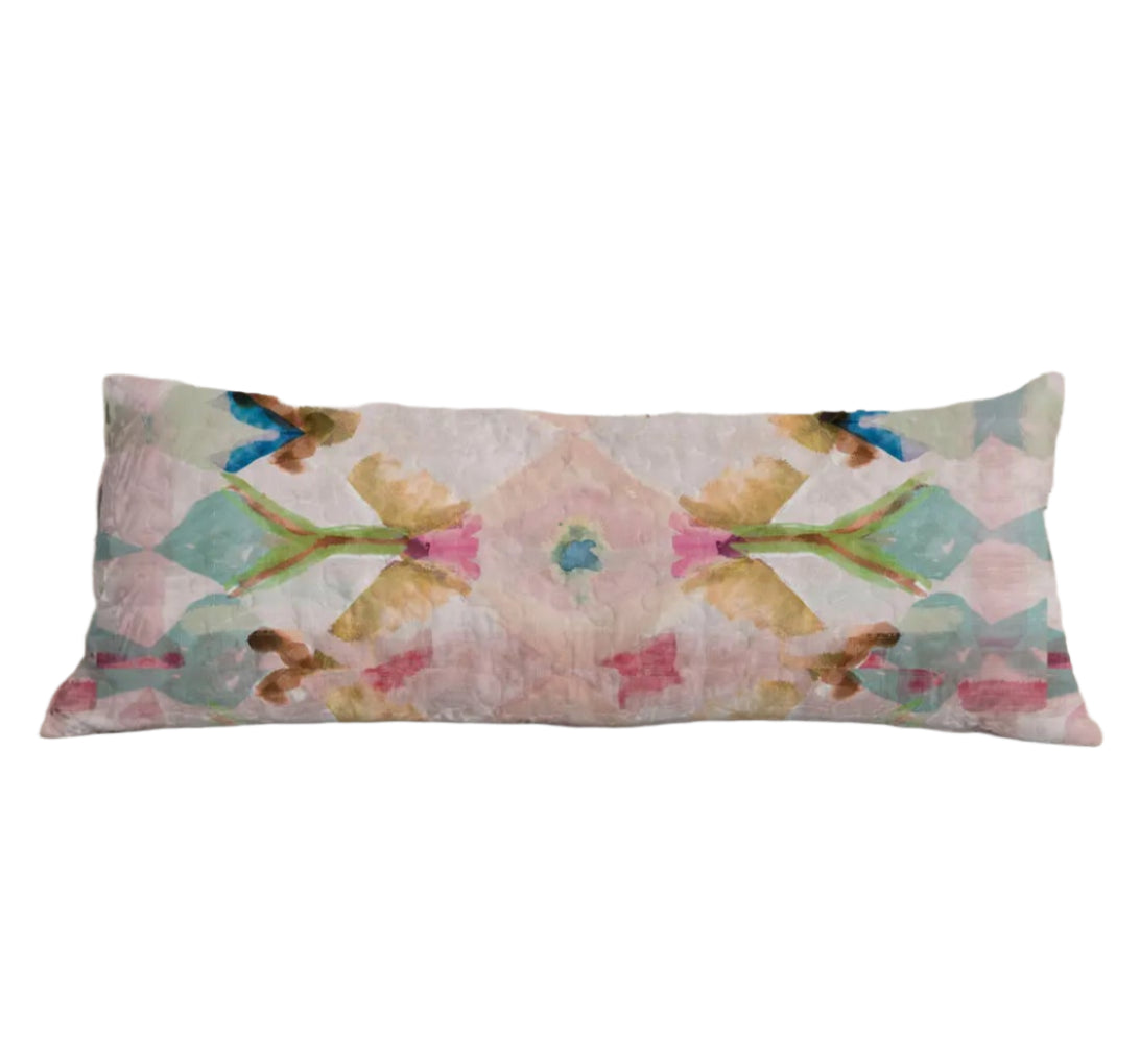 Pastel Rio Lumbar Pillow 14"x33"
