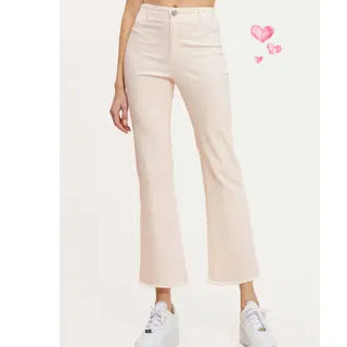 Cream Soft Stretchy Pants