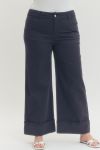 Plus Navy Pants