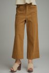 Camel Wide Leg Pants w/Slight Stretch