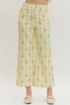 Yellow Floral Pants