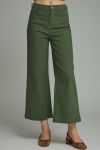 Dark Green Wide Leg Pants