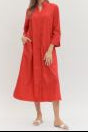 Red Shirt Dress
