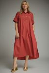 Brick Red Plus Dress