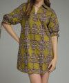 Olive Patterned Dress