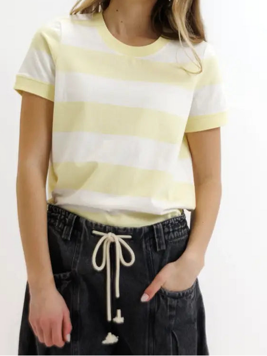 Yellow Stripe Top