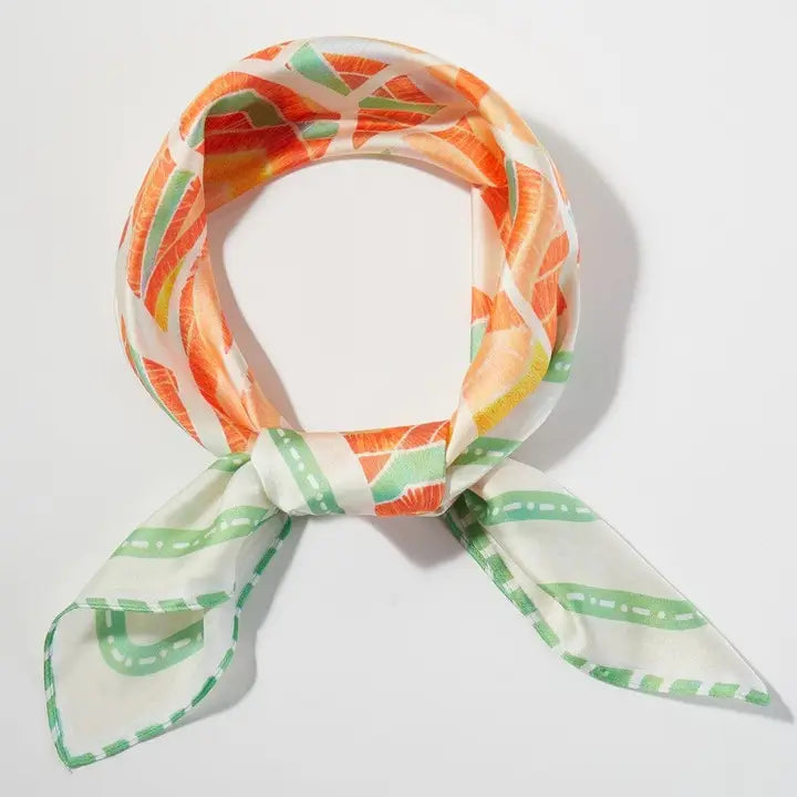 Abstract Print Scarf