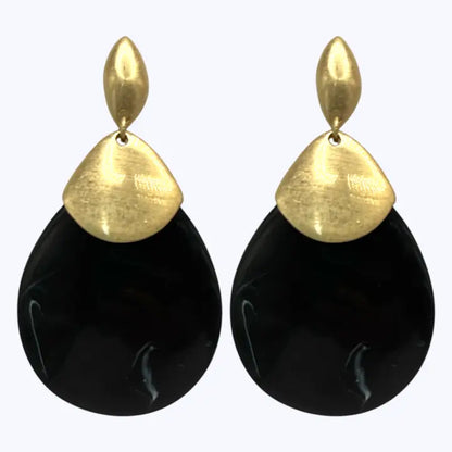 Marbled Teardrop Earrings